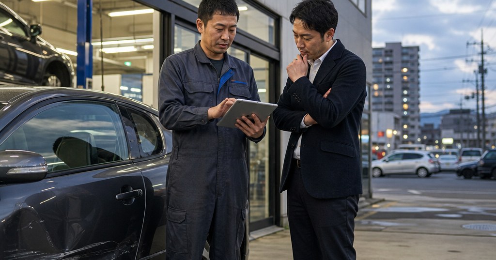 太田市で板金修理に保険を使う際の自己負担と自動車保険の等級への影響を整理したイメージ